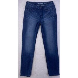 Calvin Klein Jeans 12R Ultimate Skinny Stretch Dark Wash Denim Women’s Pants